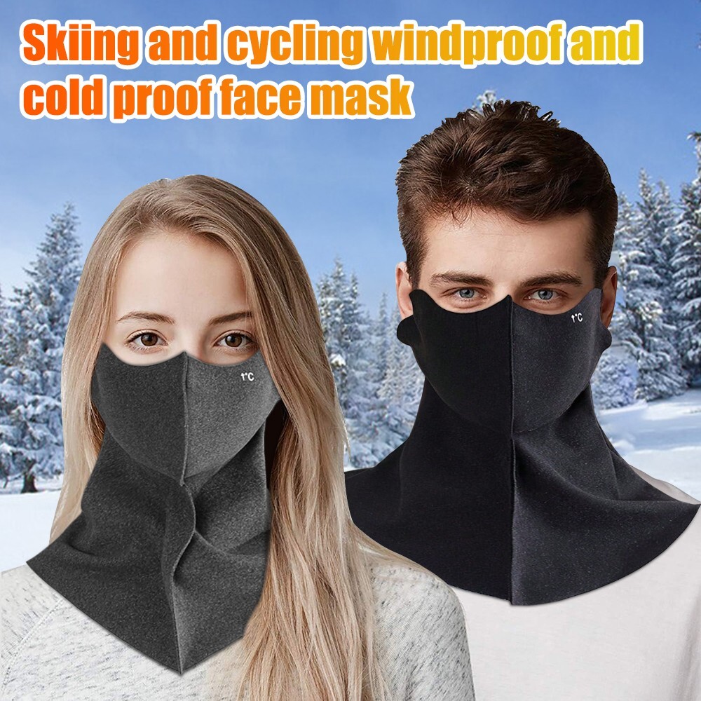 Balaclava Outdoor Ski Cycling Face Mask Neck Warm Thermal Windproof Fleece Scarf