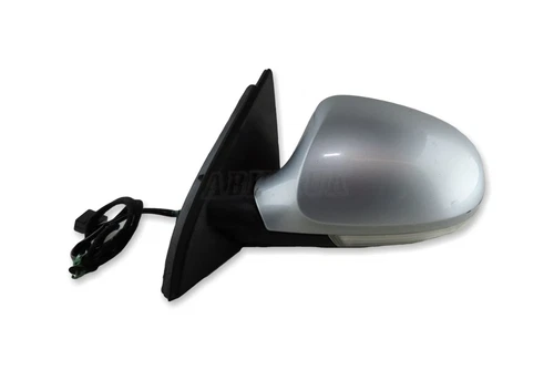VW Passat B6 3C2 3C5 (05-11) Left Side Electric Heated Door Mirror Reflex Silver