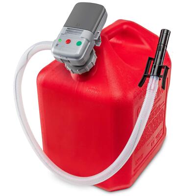 Deway Plastic Automatic Fuel Transfer Pump Siphon with Auto-Stop Battery