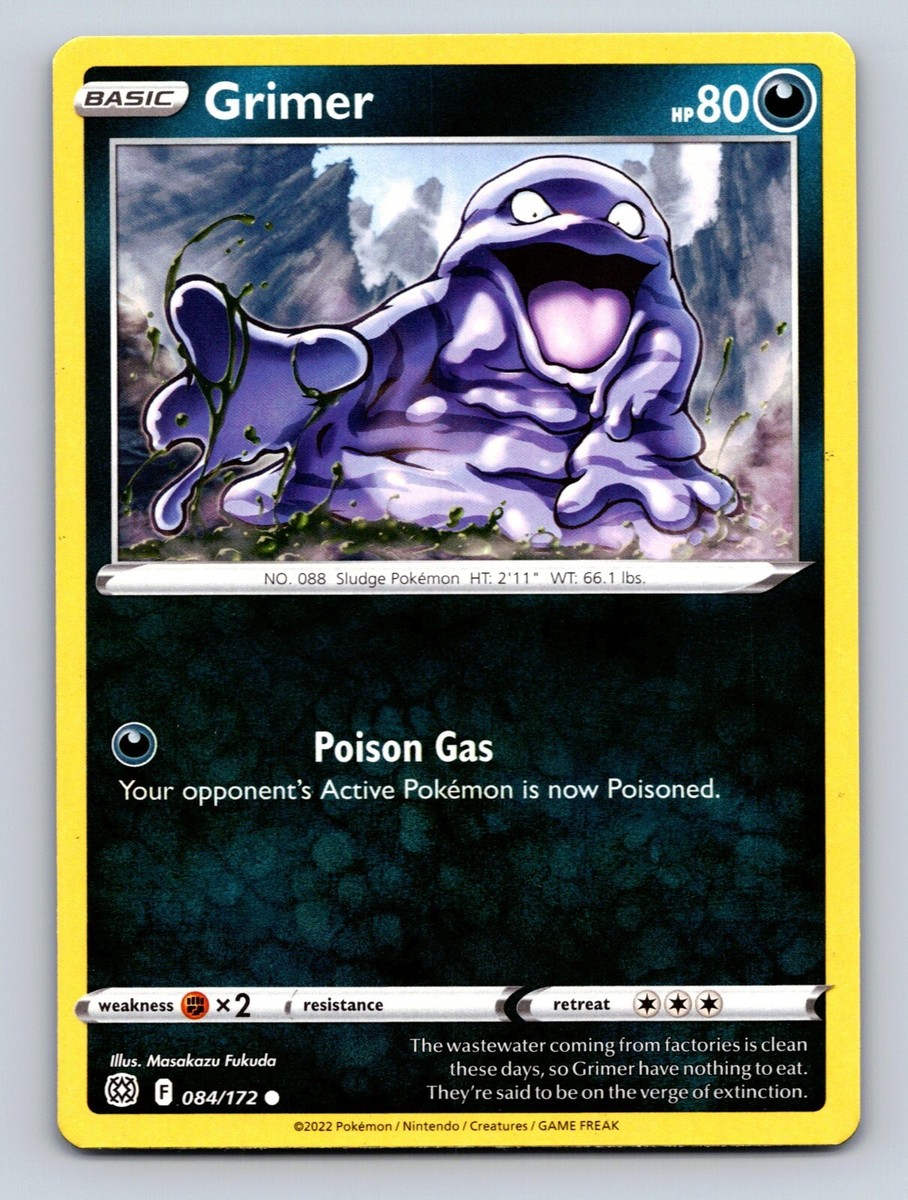 【ARS AU 真贋鑑定】英語版ベトベター Grimer 57/82 Perverted Grimer Pokemon 1997 Team Rocket Banned Card Japanese 088