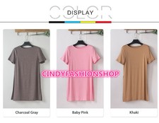 NEW Women Girl 2pc Set Matching Sets T-Shirt Shorts Summer Outfit K