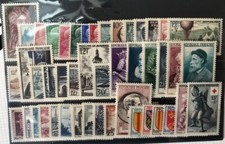 FRANCE:  NEUFS** Année 1955 complète N° 1008 à 1049  46 timbres LUXE