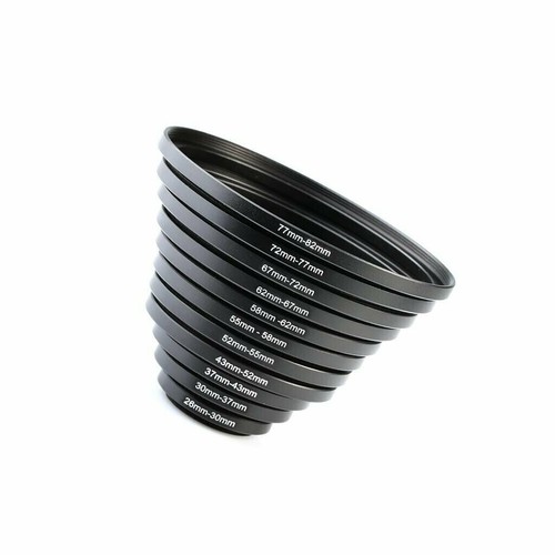 K&F Concept 11 in 1 Step Up Ring Set For Canon Nikon DSLR Cameras Lens - Picture 3 of 8