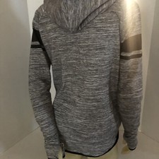 Victoria s Secret Pink Zip Up Gray Fleece Jacket XS