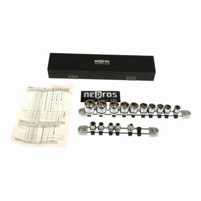 KTC NEPROS Socket Set 9.5SQ Inch-Size 15-pieces NTB315BA New Tools Japan