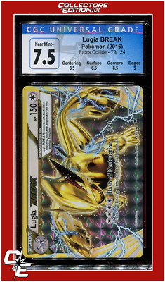 Fates Collide 79 Lugia BREAK CGC 7.5 - Subgrades | eBay