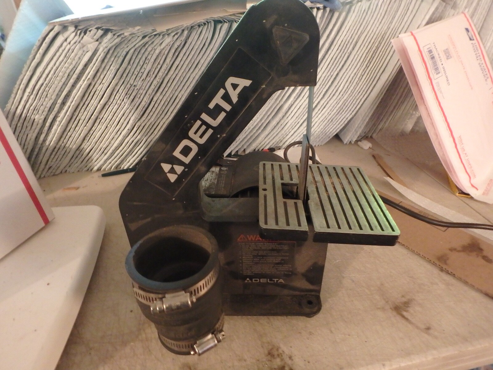 8P working 1" vertical belt sander w/ extra belts DELTA 31050 eBay