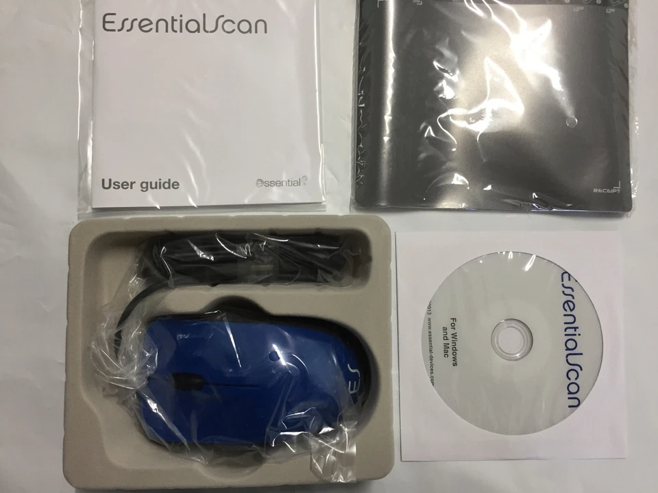 New EssentialScan USB Scanner Mouse Handheld Portable Photo Document Book Scan  - Image 2 of 3