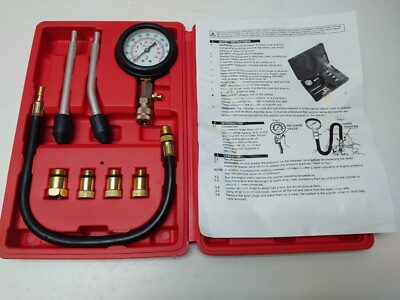 6 Stück Kompressionstest Tester Kit - Dual kalibriertes Messgerät
