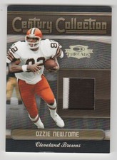 2006 DONRUSS THREADS OZZIE NEWSOME CENTURY COLLECTION JERSEY CARD #CCM-IS 22/25