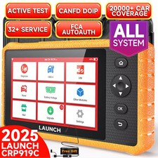 Launch X431 Crp919c Lite Bidirectional Obd2 Scanner Diagnostic Tool Key Coding