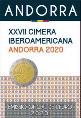 IN STOCK - ANDORRA 2 Euro 2020 - Ibero-American Summit - BU Quality