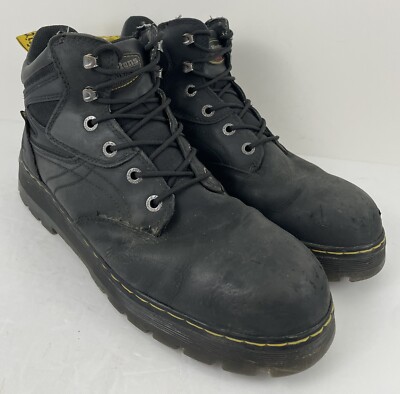 Dr Martens Work Mens Industrial Black Boots Steel Toe 