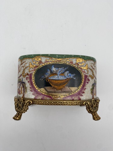 Dose aus Keramik/Bronze - Picture 4 of 7
