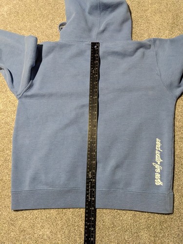Vintage Element Hoodie Mens Small Blue Skate Sweater Y2K Sweatshirt Skater - Picture 9 of 10