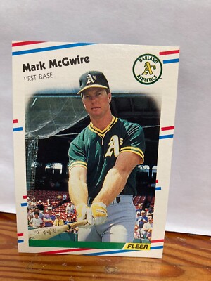 Mark McGwire 1988 Fleer