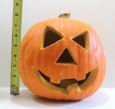 Lighted Halloween Jack-O-Lantern Pumpkin Foam Blow Mold Light up