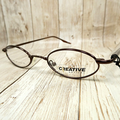Creative Optical Kids Coffee Brown Metal Eyeglasses FRAMES - CF-1054 42-20-135