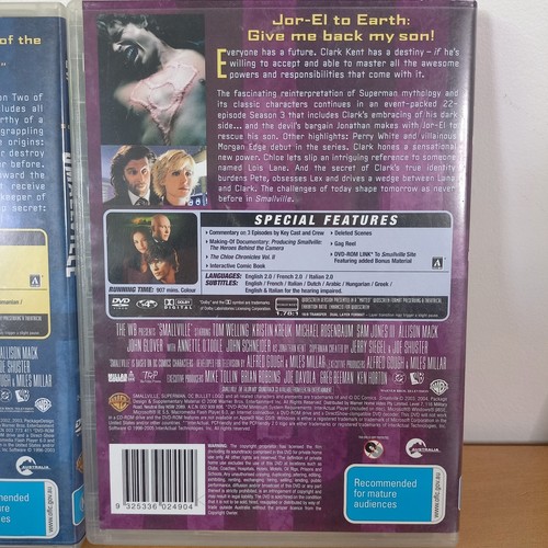 DVD Smallville Season 1, 2, 3, 5, 6, 7, 8, 9 DVD Region 4 Warner Bros - Picture 4 of 16