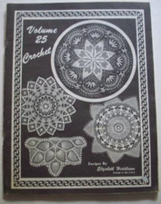 70's Crochet doily pattern booklet Volume 25 Elizabeth Hiddleson