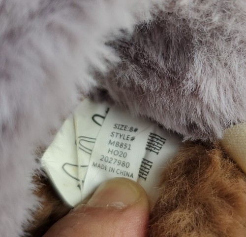 Madewell Damen lila weich flauschig Kunstfell Slipper Hausschuhe Größe 8 - kaum getragen - Bild 10 von 11