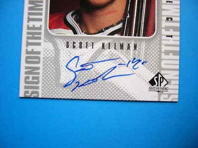 1998/99 UPPER DECK SP SIGN OF THE TIMES CARD #SK SCOTT