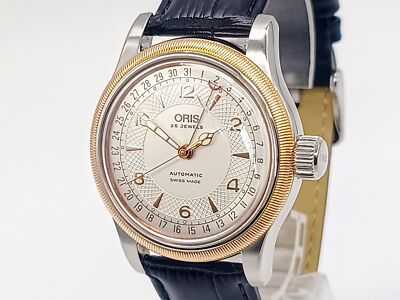 NEW Belt [NEAR MINT] ORIS Big Crown Pointer 7543 AT Men's Watch From JAPAN Y712