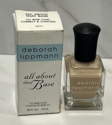 Deborah Lippmann All About That Base CC Base Coat Correct & Conceal 0.5 oz
