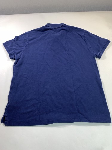 Ralph Lauren Shirt Mens Large Short Sleeve Casual Polo Blue - Picture 8 of 11