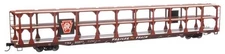 Walthers Mainline 910-8216 HO Scale 89' Flatcar w/Tri-Level Open Auto Rack Penn