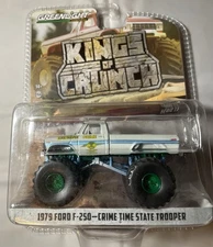 Greenlight Kings Of Crunch 1979 Ford F-250 Crime Time State Trooper Chase
