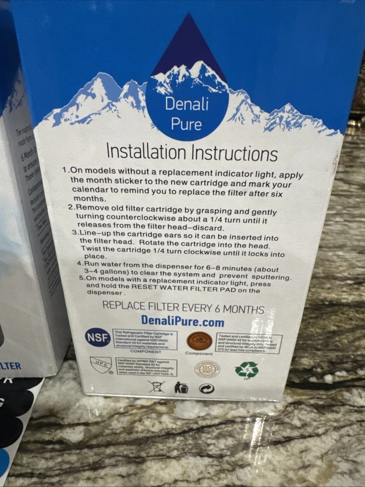 2 Refrigerator Water Filter for Maytag WF-UKF7003-S NEW SEALED - Image 4 of 4