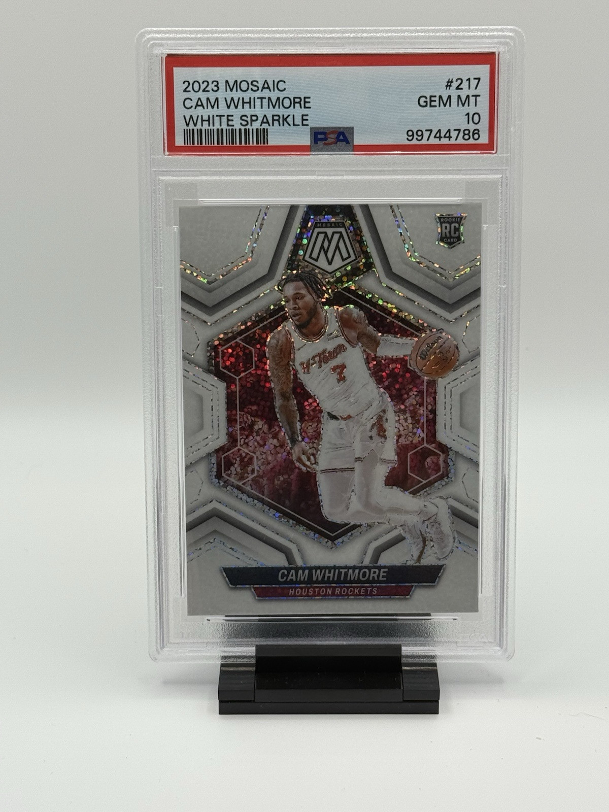 2023-24 Panini Mosaic - Rookies Cam Whitmore #217 White Sparkle (RC)