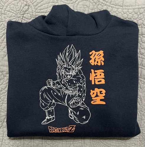 NEW W/TAGS Old Navy Dragonball Z Youth Hoodie Size M (8) Graphic Print MSRP $35 - Picture 2 of 7