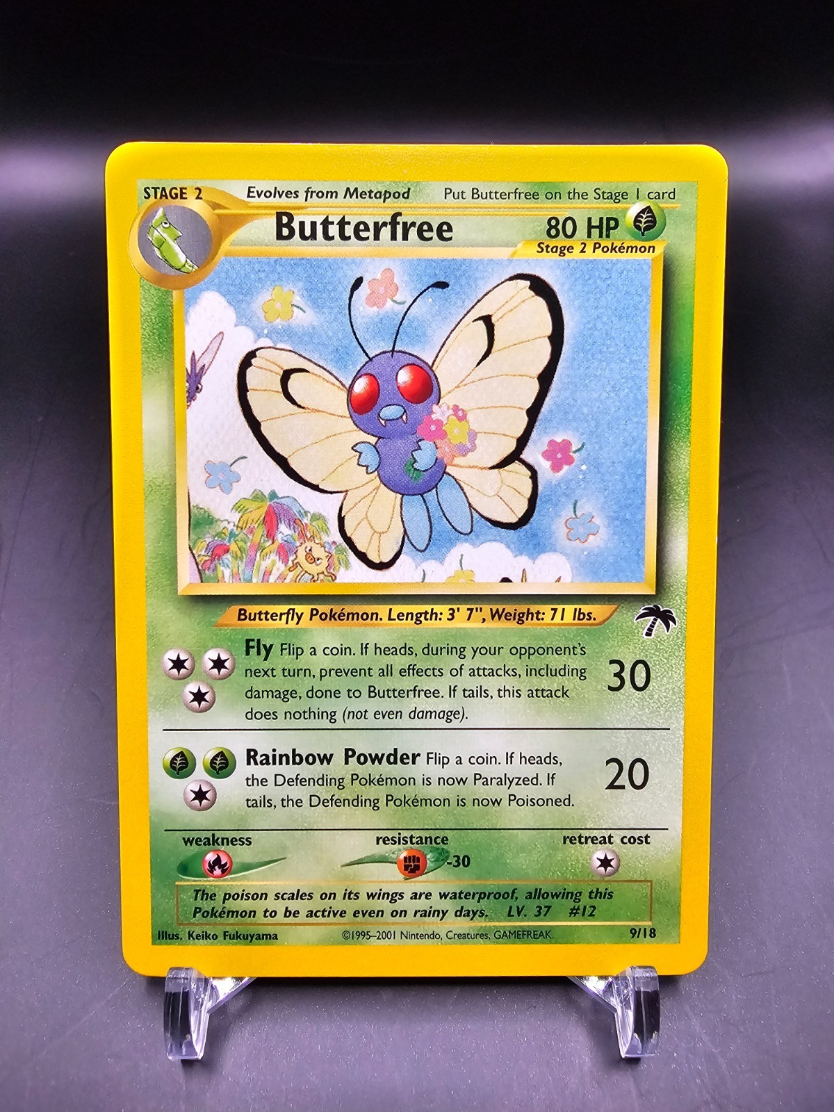 NM - Butterfree - 9/18 - Southern Islands - Pokemon Card