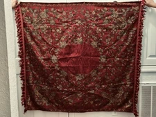 Tapestry Throw Blanket with Fringe Moroccan Style Throw Rug Wall Hanging 50 X 53