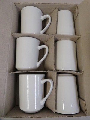 Oneida Rego 8 Oz Coffee Mug White Set of 6 - R4140000560