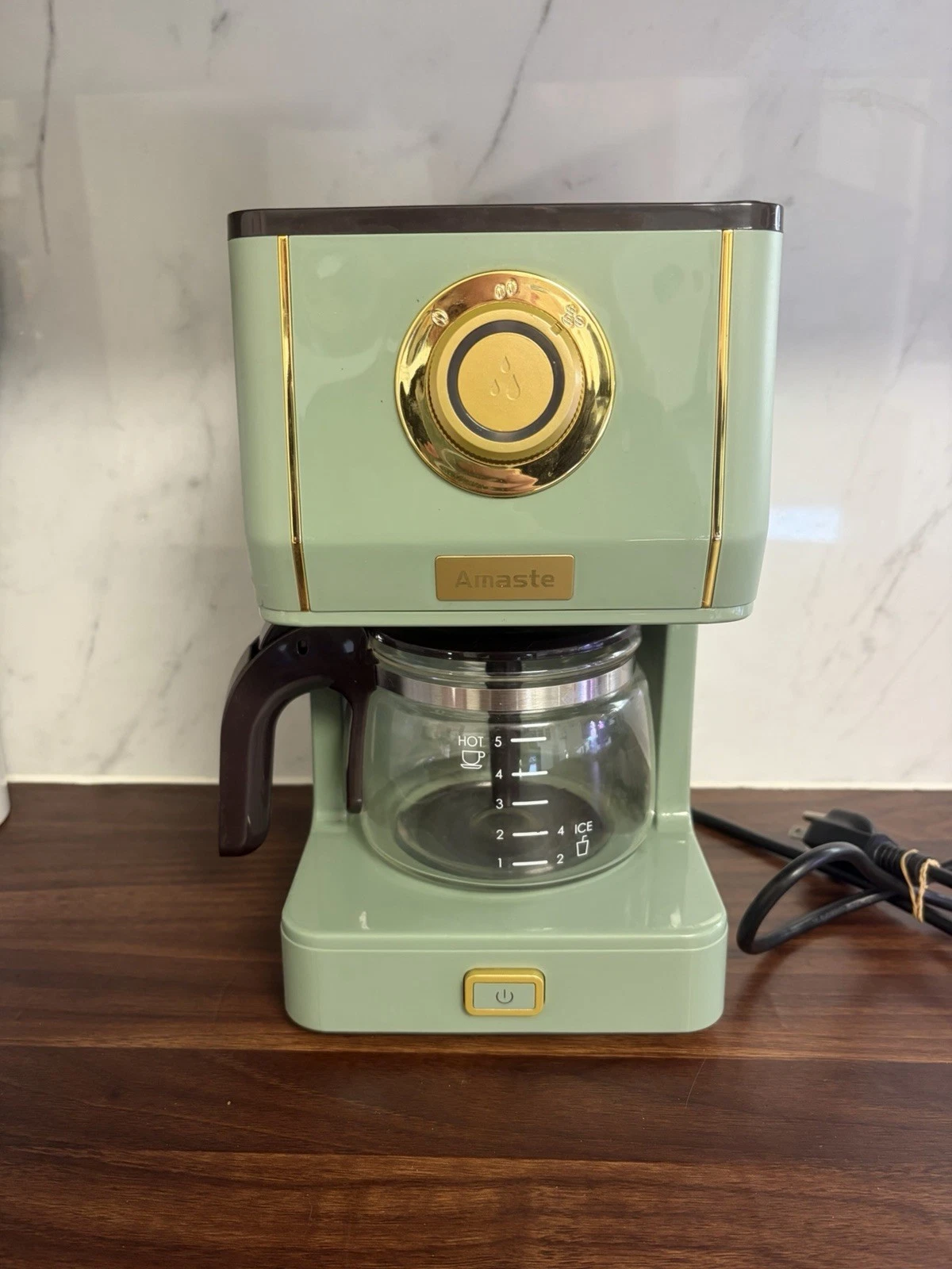 Amaste Drip Coffee Maker, Coffee Machine w/ 5 cup, 25oz glass pot
Opens in a new window or tab