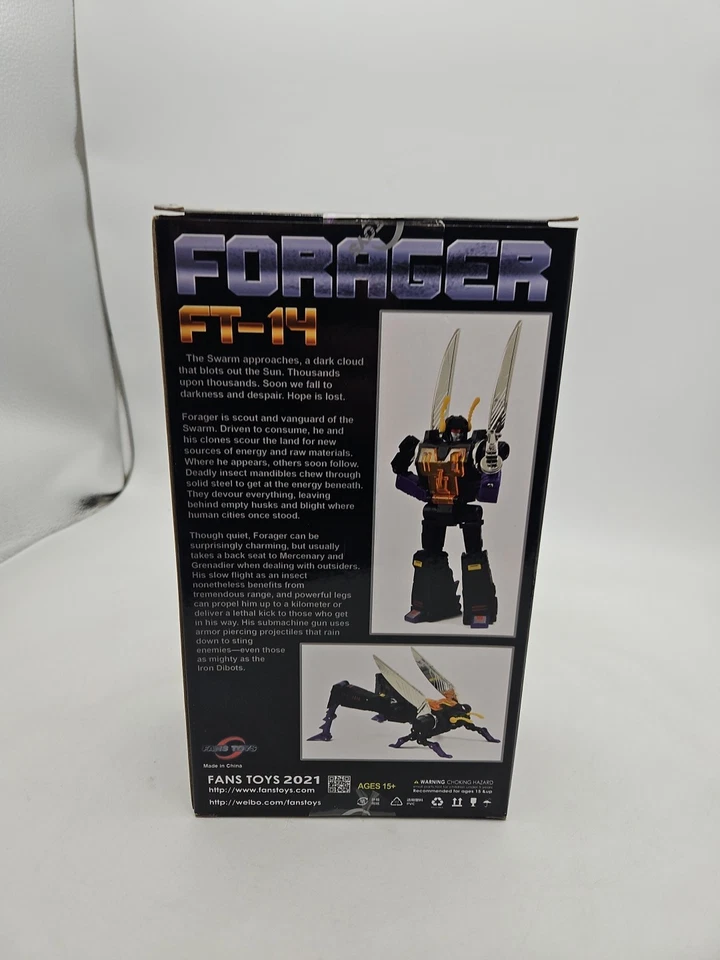 FansToys FT-14 Forager G1 Masterpiece Insecticon Figure OPENBOX 🇺🇸 SELLER - Image 4 of 4