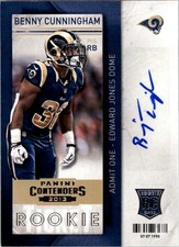 2013 Panini Contenders Football Rookie Ticket Autographs Short Prints 20