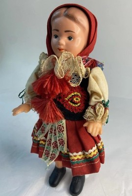 VTG Czechoslovakia Ethnic Doll Folk Costume Lidova