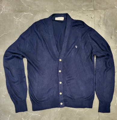Original Christian Dior Unisex Strickjacke Gr. XL Blau   Luxus Designerstück