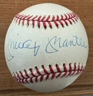 Mickey Mantle Yankees Autograph OAL Baseball PSA Authentication
