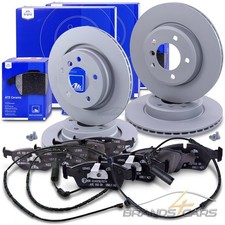 ATE BREMSSCHEIBEN +CERAMIC BELÄGE +KONTAKT VORNE+HINTEN FÜR BMW 3-ER E46