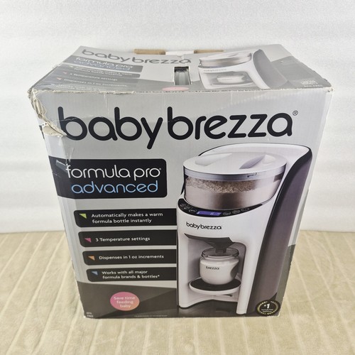 Baby Brezza Formula Pro Advanced Baby Formula Dispenser Black White Safe