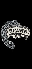 3D Printed San Antonio Spurs Logo Dripping Pendant 