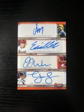 Made Willits Wetherholt Lombard Jr. 2025 Bowman’s Best Quad Orange Auto 17/25
