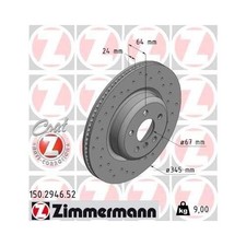 2x Bremsscheibe ZIMMERMANN 150.2946.52 passend f�r BMW TOYOTA