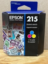 Genuine Epson 215 Standard Capacity Tri Color Ink Cartridge Exp 09/2023 NEW