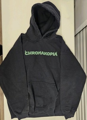 Tyler The Creator Chromakopia Spellout Black Hoodie Size XL Golf Wang RARE